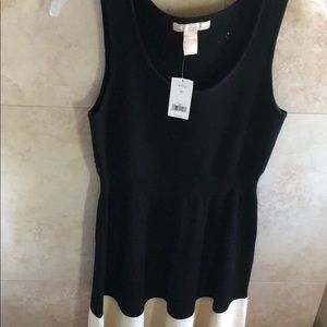 Black and white bottom dress